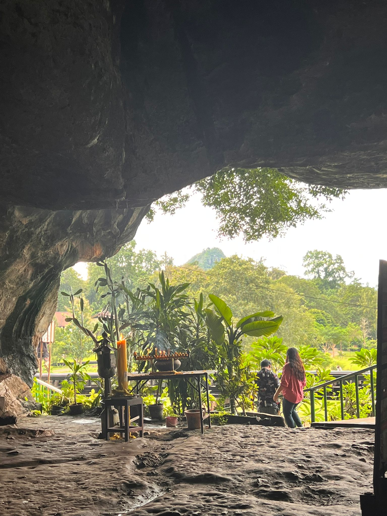 La grotta di preghiera nei dintorni di Kanchanaburi