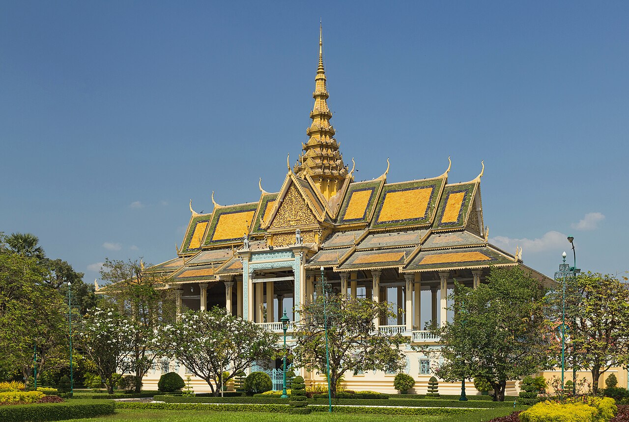 Padiglione Chanchhaya del Palazzo Reale di Phnom Penh
