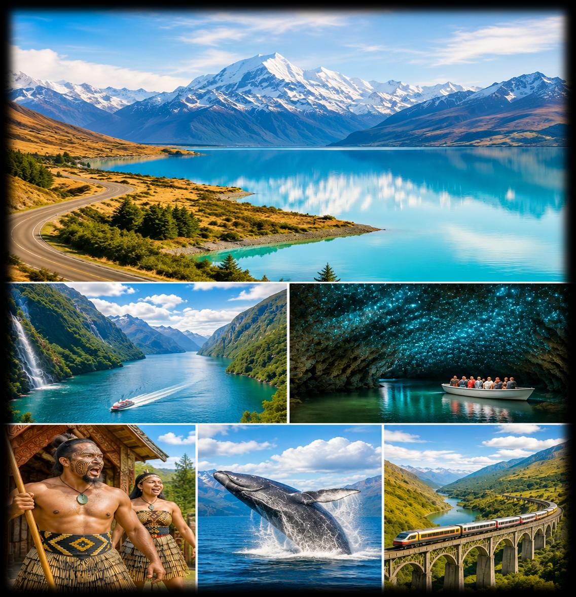 Landschaften und Erlebnisse in Neuseeland